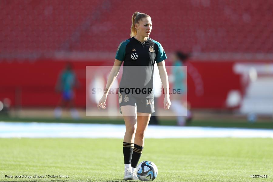 Laura Freigang, Max-Morlock-Stadion, Nürnberg, 12.04.2023, sport, action, Fussball, DFB, FIFA, UEFA, Freundschaftsspiel, BRA, GER, Frauen-Nationalmannschaft, Brasilien, Deutschland - Bild-ID: 2359058