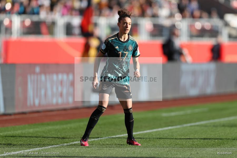 Felicitas Rauch, Max-Morlock-Stadion, Nürnberg, 12.04.2023, sport, action, Fussball, DFB, FIFA, UEFA, Freundschaftsspiel, BRA, GER, Frauen-Nationalmannschaft, Brasilien, Deutschland - Bild-ID: 2359065