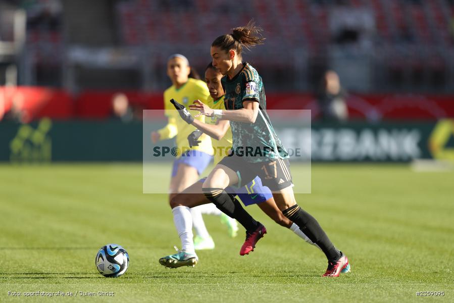 Ary Borges, Max-Morlock-Stadion, Nürnberg, 12.04.2023, sport, action, Fussball, DFB, FIFA, UEFA, Freundschaftsspiel, BRA, GER, Frauen-Nationalmannschaft, Brasilien, Deutschland - Bild-ID: 2359095