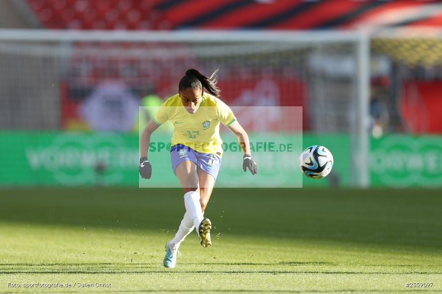 Ary Borges, Max-Morlock-Stadion, Nürnberg, 12.04.2023, sport, action, Fussball, DFB, FIFA, UEFA, Freundschaftsspiel, BRA, GER, Frauen-Nationalmannschaft, Brasilien, Deutschland - Bild-ID: 2359097