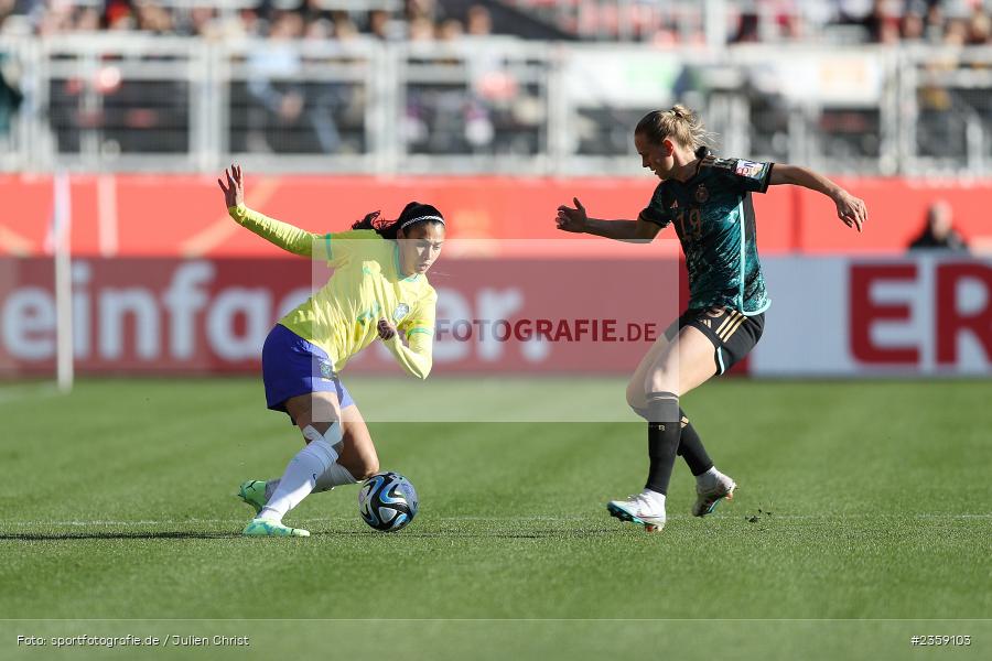 Antonia Silva, Max-Morlock-Stadion, Nürnberg, 12.04.2023, sport, action, Fussball, DFB, FIFA, UEFA, Freundschaftsspiel, BRA, GER, Frauen-Nationalmannschaft, Brasilien, Deutschland - Bild-ID: 2359103