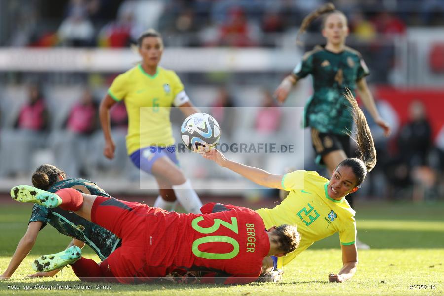 Gabi Nunes, Max-Morlock-Stadion, Nürnberg, 12.04.2023, sport, action, Fussball, DFB, FIFA, UEFA, Freundschaftsspiel, BRA, GER, Frauen-Nationalmannschaft, Brasilien, Deutschland - Bild-ID: 2359114