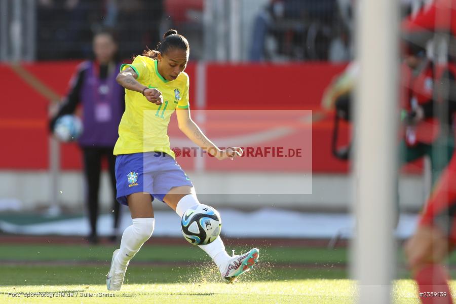 Adriana Silva, Max-Morlock-Stadion, Nürnberg, 12.04.2023, sport, action, Fussball, DFB, FIFA, UEFA, Freundschaftsspiel, BRA, GER, Frauen-Nationalmannschaft, Brasilien, Deutschland - Bild-ID: 2359139