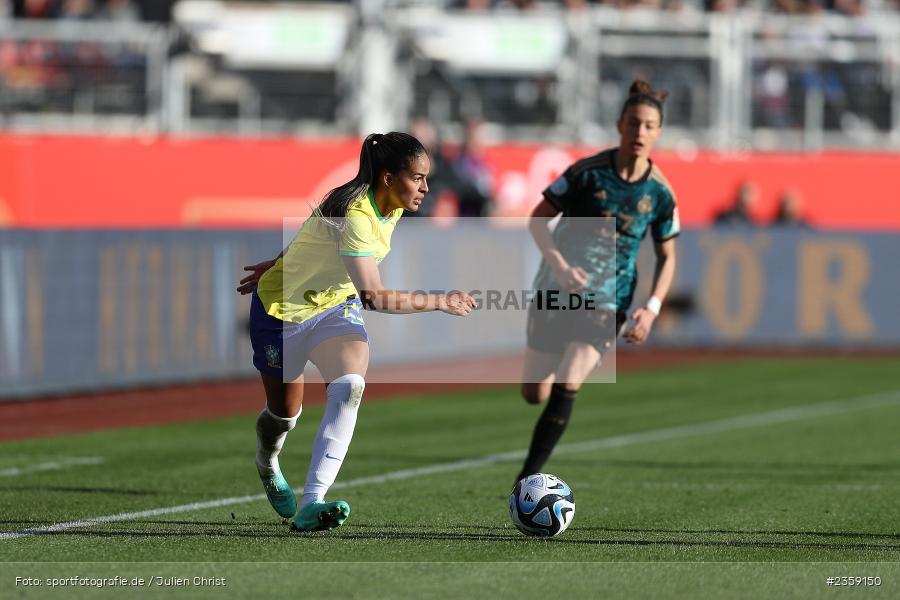 Gabi Nunes, Max-Morlock-Stadion, Nürnberg, 12.04.2023, sport, action, Fussball, DFB, FIFA, UEFA, Freundschaftsspiel, BRA, GER, Frauen-Nationalmannschaft, Brasilien, Deutschland - Bild-ID: 2359150