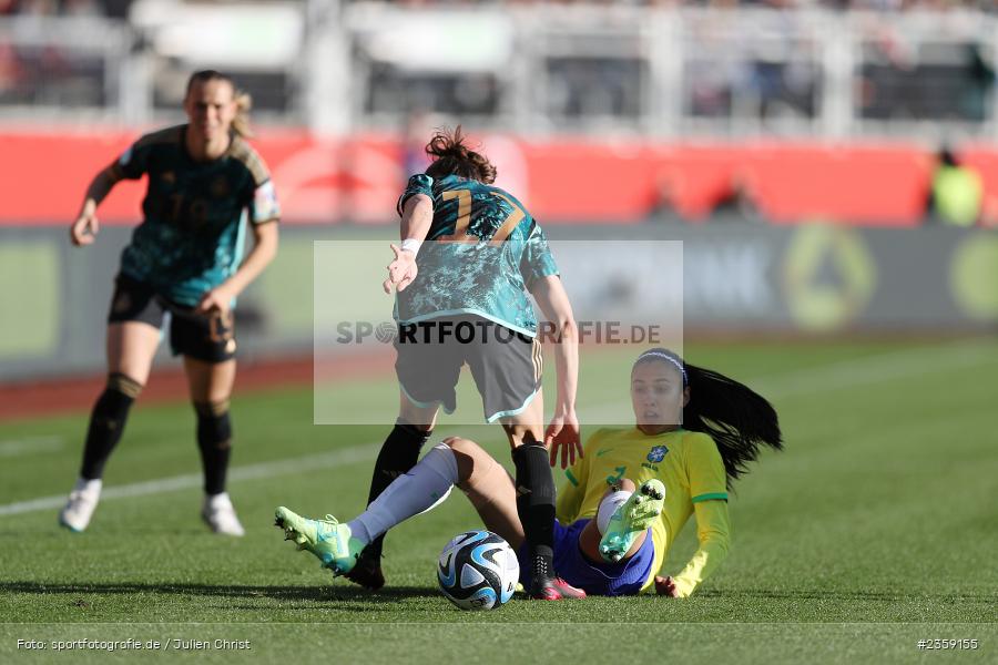 Antonia Silva, Max-Morlock-Stadion, Nürnberg, 12.04.2023, sport, action, Fussball, DFB, FIFA, UEFA, Freundschaftsspiel, BRA, GER, Frauen-Nationalmannschaft, Brasilien, Deutschland - Bild-ID: 2359155