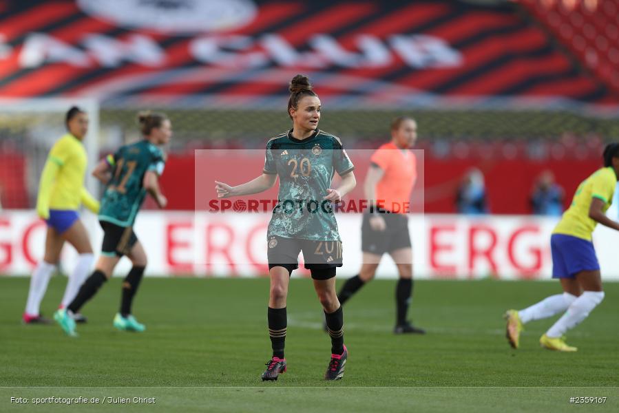 Lina Magull, Max-Morlock-Stadion, Nürnberg, 12.04.2023, sport, action, Fussball, DFB, FIFA, UEFA, Freundschaftsspiel, BRA, GER, Frauen-Nationalmannschaft, Brasilien, Deutschland - Bild-ID: 2359167