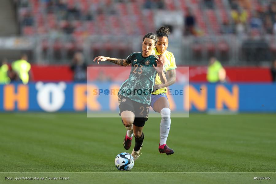 Geyse Da Silva Ferreira, Max-Morlock-Stadion, Nürnberg, 12.04.2023, sport, action, Fussball, DFB, FIFA, UEFA, Freundschaftsspiel, BRA, GER, Frauen-Nationalmannschaft, Brasilien, Deutschland - Bild-ID: 2359169