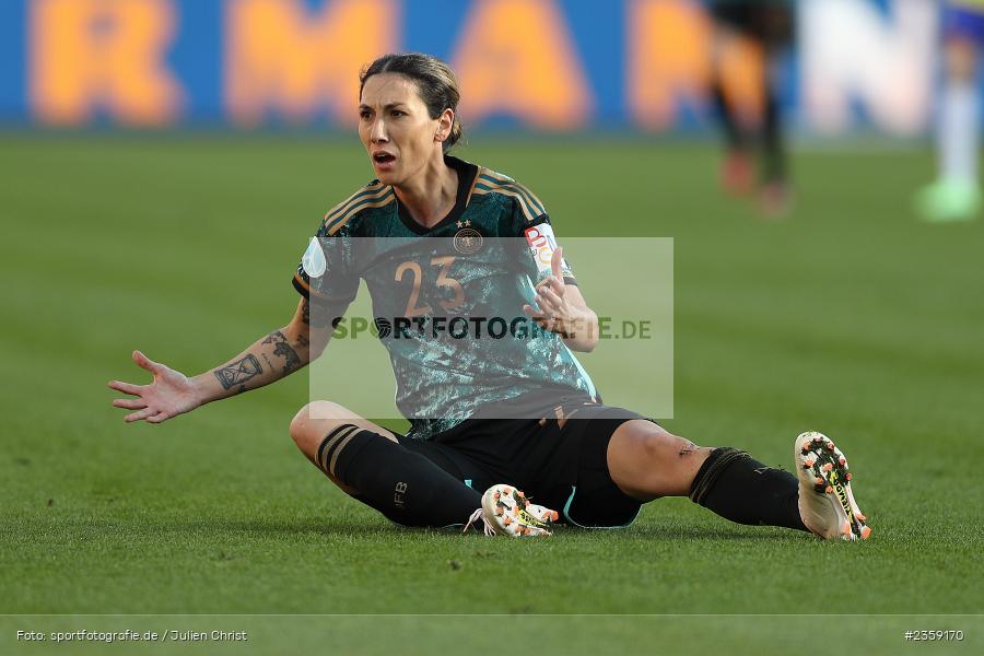 Sara Doorsoun, Max-Morlock-Stadion, Nürnberg, 12.04.2023, sport, action, Fussball, DFB, FIFA, UEFA, Freundschaftsspiel, BRA, GER, Frauen-Nationalmannschaft, Brasilien, Deutschland - Bild-ID: 2359170