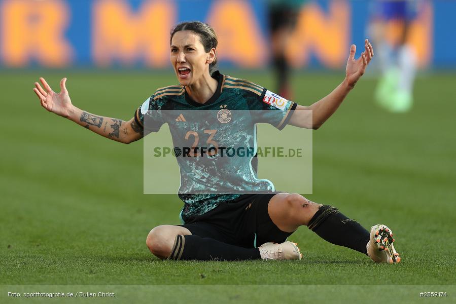 Sara Doorsoun, Max-Morlock-Stadion, Nürnberg, 12.04.2023, sport, action, Fussball, DFB, FIFA, UEFA, Freundschaftsspiel, BRA, GER, Frauen-Nationalmannschaft, Brasilien, Deutschland - Bild-ID: 2359174