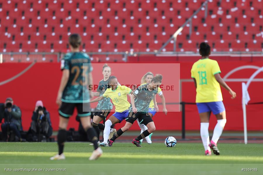 Lina Magull, Max-Morlock-Stadion, Nürnberg, 12.04.2023, sport, action, Fussball, DFB, FIFA, UEFA, Freundschaftsspiel, BRA, GER, Frauen-Nationalmannschaft, Brasilien, Deutschland - Bild-ID: 2359183 Lina Magull, Max-Morlock-Stadion, Nürnberg, 12.04.2023, sport, action, Fussball, DFB, FIFA, UEFA, Freundschaftsspiel, BRA, GER, Frauen-Nationalmannschaft, Brasilien, Deutschland - Bild-ID: 2359183