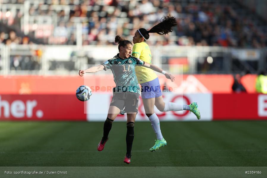 Felicitas Rauch, Max-Morlock-Stadion, Nürnberg, 12.04.2023, sport, action, Fussball, DFB, FIFA, UEFA, Freundschaftsspiel, BRA, GER, Frauen-Nationalmannschaft, Brasilien, Deutschland - Bild-ID: 2359186 Felicitas Rauch, Max-Morlock-Stadion, Nürnberg, 12.04.2023, sport, action, Fussball, DFB, FIFA, UEFA, Freundschaftsspiel, BRA, GER, Frauen-Nationalmannschaft, Brasilien, Deutschland - Bild-ID: 2359186