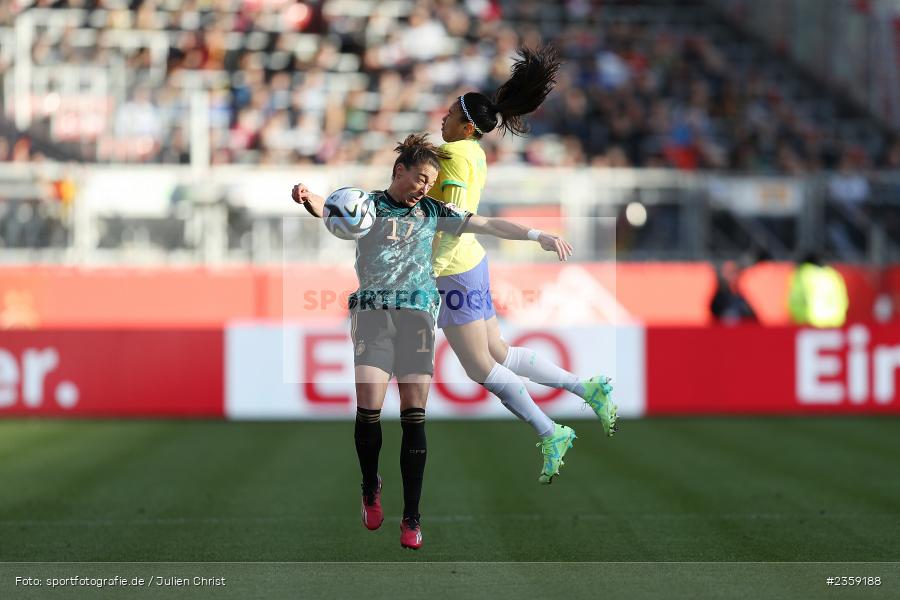 Felicitas Rauch, Max-Morlock-Stadion, Nürnberg, 12.04.2023, sport, action, Fussball, DFB, FIFA, UEFA, Freundschaftsspiel, BRA, GER, Frauen-Nationalmannschaft, Brasilien, Deutschland - Bild-ID: 2359188 Felicitas Rauch, Max-Morlock-Stadion, Nürnberg, 12.04.2023, sport, action, Fussball, DFB, FIFA, UEFA, Freundschaftsspiel, BRA, GER, Frauen-Nationalmannschaft, Brasilien, Deutschland - Bild-ID: 2359188