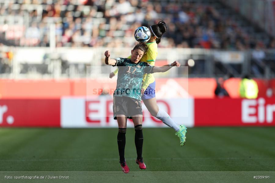 Felicitas Rauch, Max-Morlock-Stadion, Nürnberg, 12.04.2023, sport, action, Fussball, DFB, FIFA, UEFA, Freundschaftsspiel, BRA, GER, Frauen-Nationalmannschaft, Brasilien, Deutschland - Bild-ID: 2359191 Felicitas Rauch, Max-Morlock-Stadion, Nürnberg, 12.04.2023, sport, action, Fussball, DFB, FIFA, UEFA, Freundschaftsspiel, BRA, GER, Frauen-Nationalmannschaft, Brasilien, Deutschland - Bild-ID: 2359191