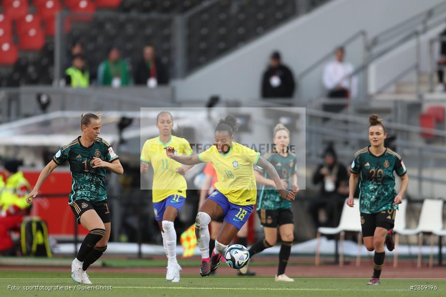 Geyse Da Silva Ferreira, Max-Morlock-Stadion, Nürnberg, 12.04.2023, sport, action, Fussball, DFB, FIFA, UEFA, Freundschaftsspiel, BRA, GER, Frauen-Nationalmannschaft, Brasilien, Deutschland - Bild-ID: 2359196 Geyse Da Silva Ferreira, Max-Morlock-Stadion, Nürnberg, 12.04.2023, sport, action, Fussball, DFB, FIFA, UEFA, Freundschaftsspiel, BRA, GER, Frauen-Nationalmannschaft, Brasilien, Deutschland - Bild-ID: 2359196