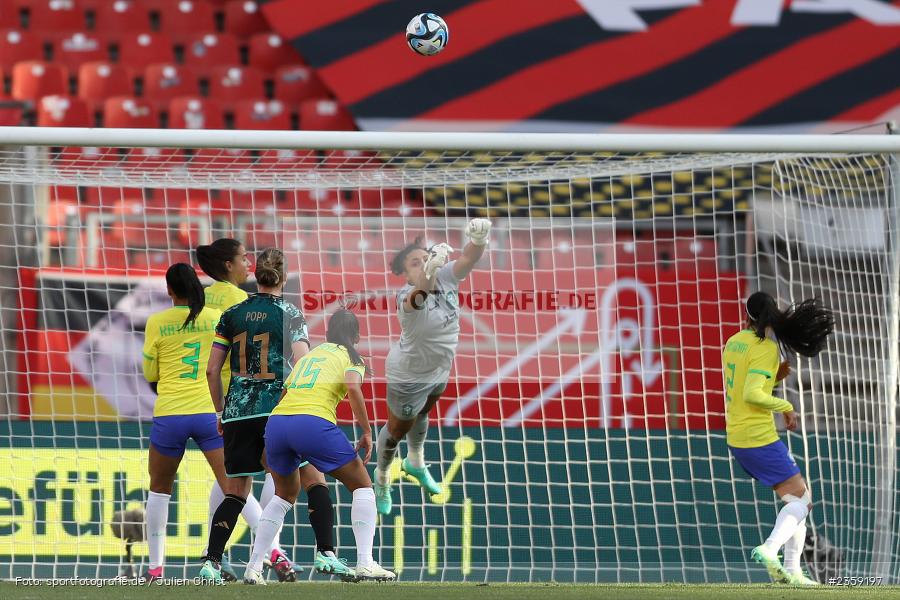 Leticia Silva, Max-Morlock-Stadion, Nürnberg, 12.04.2023, sport, action, Fussball, DFB, FIFA, UEFA, Freundschaftsspiel, BRA, GER, Frauen-Nationalmannschaft, Brasilien, Deutschland - Bild-ID: 2359197 Leticia Silva, Max-Morlock-Stadion, Nürnberg, 12.04.2023, sport, action, Fussball, DFB, FIFA, UEFA, Freundschaftsspiel, BRA, GER, Frauen-Nationalmannschaft, Brasilien, Deutschland - Bild-ID: 2359197