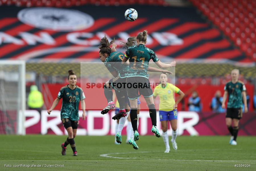 Lena Sophie Oberdorf, Max-Morlock-Stadion, Nürnberg, 12.04.2023, sport, action, Fussball, DFB, FIFA, UEFA, Freundschaftsspiel, BRA, GER, Frauen-Nationalmannschaft, Brasilien, Deutschland - Bild-ID: 2359204 Lena Sophie Oberdorf, Max-Morlock-Stadion, Nürnberg, 12.04.2023, sport, action, Fussball, DFB, FIFA, UEFA, Freundschaftsspiel, BRA, GER, Frauen-Nationalmannschaft, Brasilien, Deutschland - Bild-ID: 2359204