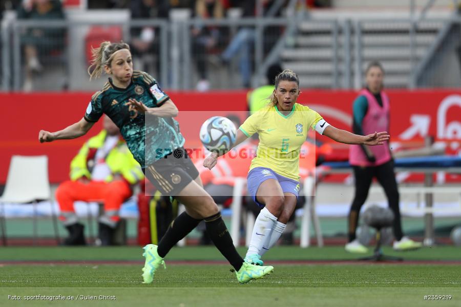 Tamires Britto, Max-Morlock-Stadion, Nürnberg, 12.04.2023, sport, action, Fussball, DFB, FIFA, UEFA, Freundschaftsspiel, BRA, GER, Frauen-Nationalmannschaft, Brasilien, Deutschland - Bild-ID: 2359219