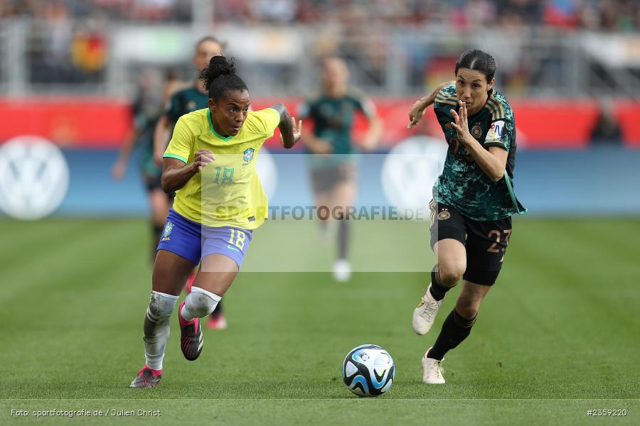 Geyse Da Silva Ferreira, Max-Morlock-Stadion, Nürnberg, 12.04.2023, sport, action, Fussball, DFB, FIFA, UEFA, Freundschaftsspiel, BRA, GER, Frauen-Nationalmannschaft, Brasilien, Deutschland - Bild-ID: 2359220