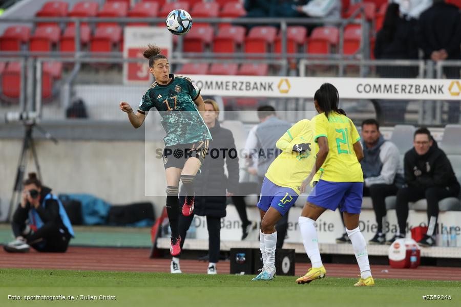 Felicitas Rauch, Max-Morlock-Stadion, Nürnberg, 12.04.2023, sport, action, Fussball, DFB, FIFA, UEFA, Freundschaftsspiel, BRA, GER, Frauen-Nationalmannschaft, Brasilien, Deutschland - Bild-ID: 2359246