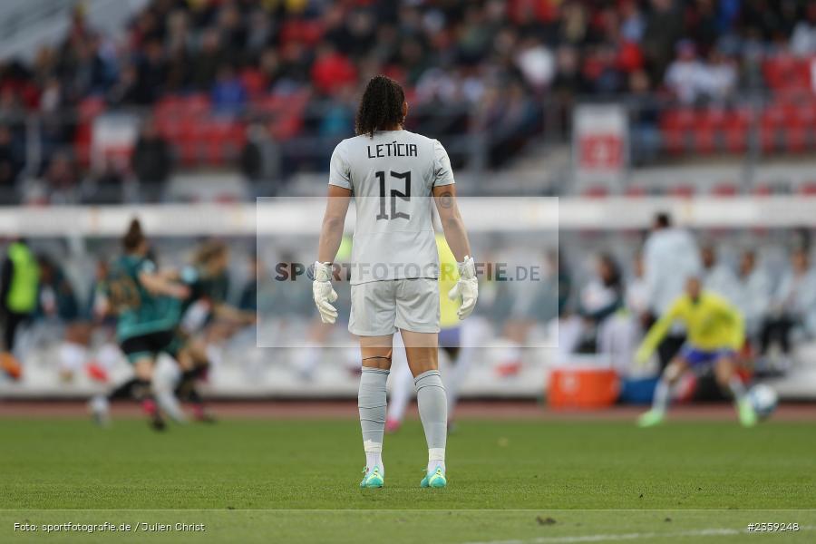 Leticia Silva, Max-Morlock-Stadion, Nürnberg, 12.04.2023, sport, action, Fussball, DFB, FIFA, UEFA, Freundschaftsspiel, BRA, GER, Frauen-Nationalmannschaft, Brasilien, Deutschland - Bild-ID: 2359248