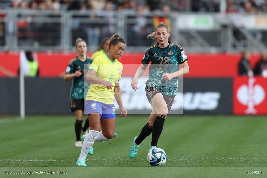 Tamires Britto, Max-Morlock-Stadion, Nürnberg, 12.04.2023, sport, action, Fussball, DFB, FIFA, UEFA, Freundschaftsspiel, BRA, GER, Frauen-Nationalmannschaft, Brasilien, Deutschland - Bild-ID: 2359281