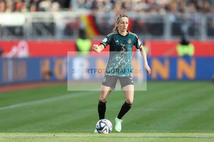Kathrin Hendrich, Max-Morlock-Stadion, Nürnberg, 12.04.2023, sport, action, Fussball, DFB, FIFA, UEFA, Freundschaftsspiel, BRA, GER, Frauen-Nationalmannschaft, Brasilien, Deutschland - Bild-ID: 2359284 Kathrin Hendrich, Max-Morlock-Stadion, Nürnberg, 12.04.2023, sport, action, Fussball, DFB, FIFA, UEFA, Freundschaftsspiel, BRA, GER, Frauen-Nationalmannschaft, Brasilien, Deutschland - Bild-ID: 2359284