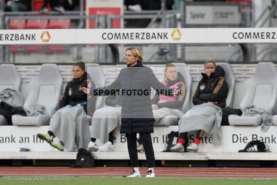 Martina Voss-Tecklenburg, Max-Morlock-Stadion, Nürnberg, 12.04.2023, sport, action, Fussball, DFB, FIFA, UEFA, Freundschaftsspiel, BRA, GER, Frauen-Nationalmannschaft, Brasilien, Deutschland - Bild-ID: 2359286 Martina Voss-Tecklenburg, Max-Morlock-Stadion, Nürnberg, 12.04.2023, sport, action, Fussball, DFB, FIFA, UEFA, Freundschaftsspiel, BRA, GER, Frauen-Nationalmannschaft, Brasilien, Deutschland - Bild-ID: 2359286