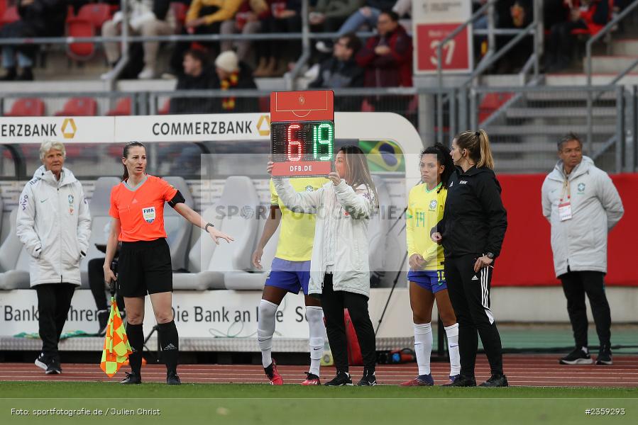 Yasmim Ribeiro, Max-Morlock-Stadion, Nürnberg, 12.04.2023, sport, action, Fussball, DFB, FIFA, UEFA, Freundschaftsspiel, BRA, GER, Frauen-Nationalmannschaft, Brasilien, Deutschland - Bild-ID: 2359293