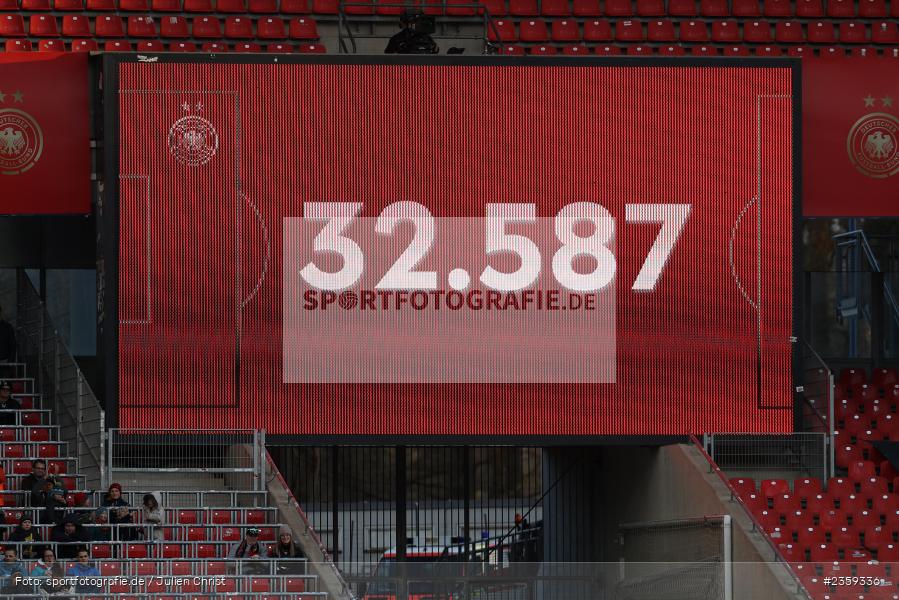 Max-Morlock-Stadion, Nürnberg, 12.04.2023, sport, action, Fussball, DFB, FIFA, UEFA, Freundschaftsspiel, BRA, GER, Frauen-Nationalmannschaft, Brasilien, Deutschland - Bild-ID: 2359336