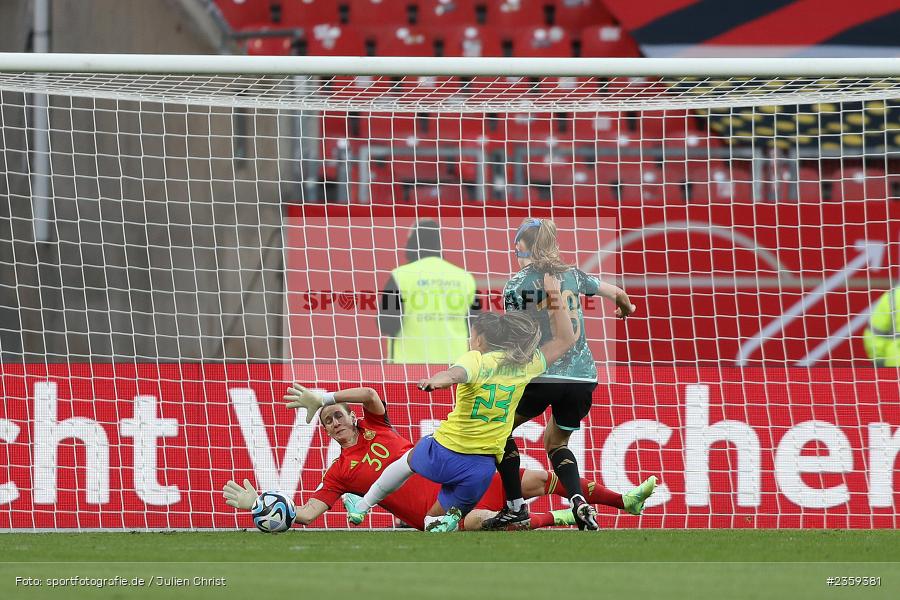 Ann-Katrin Berger, Max-Morlock-Stadion, Nürnberg, 12.04.2023, sport, action, Fussball, DFB, FIFA, UEFA, Freundschaftsspiel, BRA, GER, Frauen-Nationalmannschaft, Brasilien, Deutschland - Bild-ID: 2359381