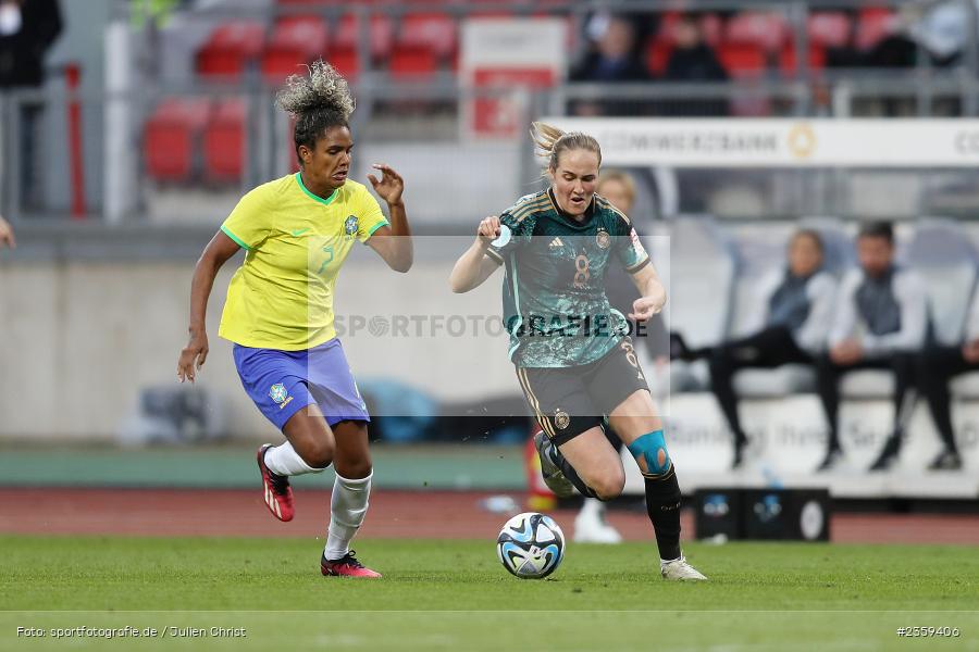 Sydney Lohmann, Max-Morlock-Stadion, Nürnberg, 12.04.2023, sport, action, Fussball, DFB, FIFA, UEFA, Freundschaftsspiel, BRA, GER, Frauen-Nationalmannschaft, Brasilien, Deutschland - Bild-ID: 2359406 Sydney Lohmann, Max-Morlock-Stadion, Nürnberg, 12.04.2023, sport, action, Fussball, DFB, FIFA, UEFA, Freundschaftsspiel, BRA, GER, Frauen-Nationalmannschaft, Brasilien, Deutschland - Bild-ID: 2359406