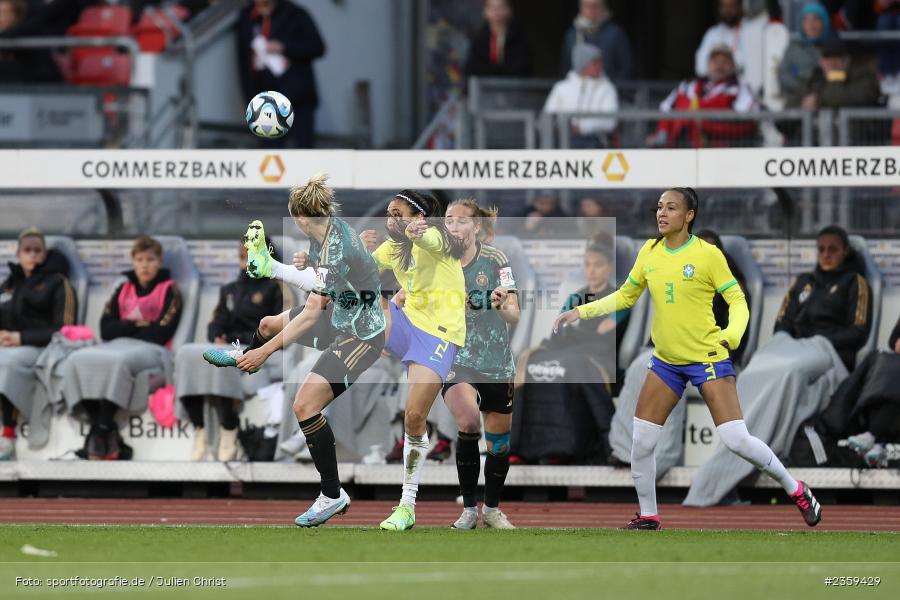 Antonia Silva, Jule Brand, Max-Morlock-Stadion, Nürnberg, 12.04.2023, sport, action, Fussball, DFB, FIFA, UEFA, Freundschaftsspiel, BRA, GER, Frauen-Nationalmannschaft, Brasilien, Deutschland - Bild-ID: 2359429 Antonia Silva, Jule Brand, Max-Morlock-Stadion, Nürnberg, 12.04.2023, sport, action, Fussball, DFB, FIFA, UEFA, Freundschaftsspiel, BRA, GER, Frauen-Nationalmannschaft, Brasilien, Deutschland - Bild-ID: 2359429
