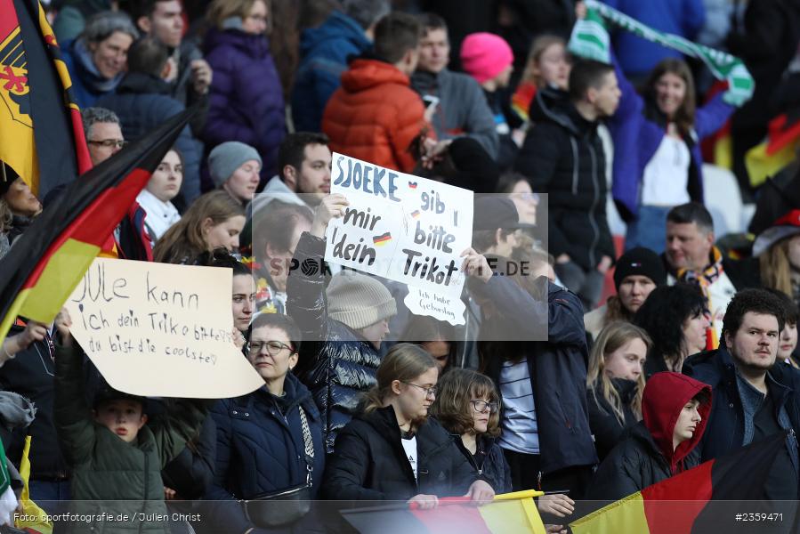 Max-Morlock-Stadion, Nürnberg, 12.04.2023, sport, action, Fussball, DFB, FIFA, UEFA, Freundschaftsspiel, BRA, GER, Frauen-Nationalmannschaft, Brasilien, Deutschland - Bild-ID: 2359471