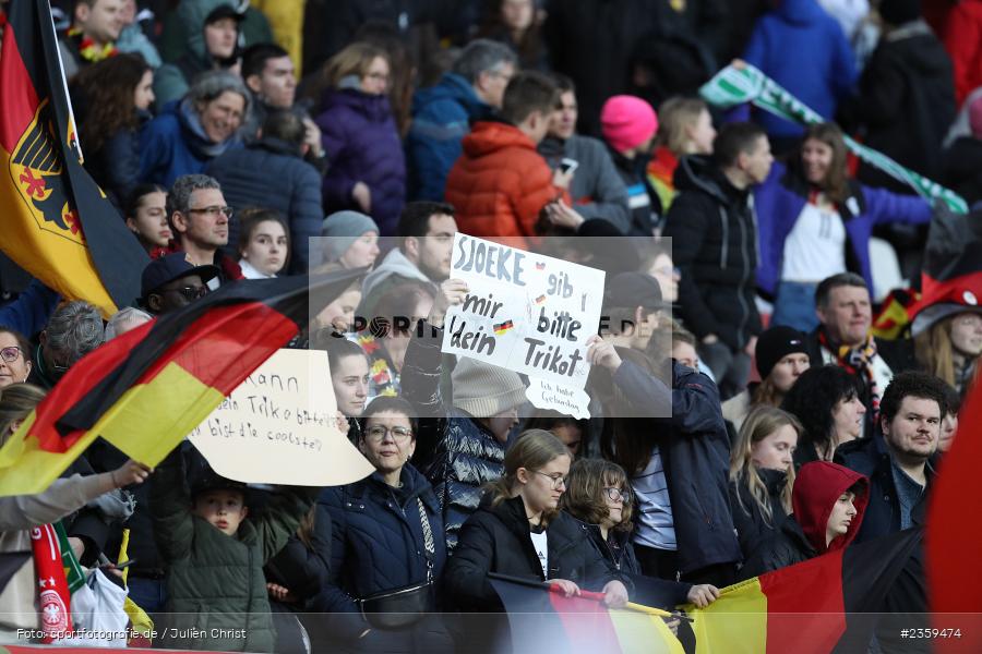 Max-Morlock-Stadion, Nürnberg, 12.04.2023, sport, action, Fussball, DFB, FIFA, UEFA, Freundschaftsspiel, BRA, GER, Frauen-Nationalmannschaft, Brasilien, Deutschland - Bild-ID: 2359474