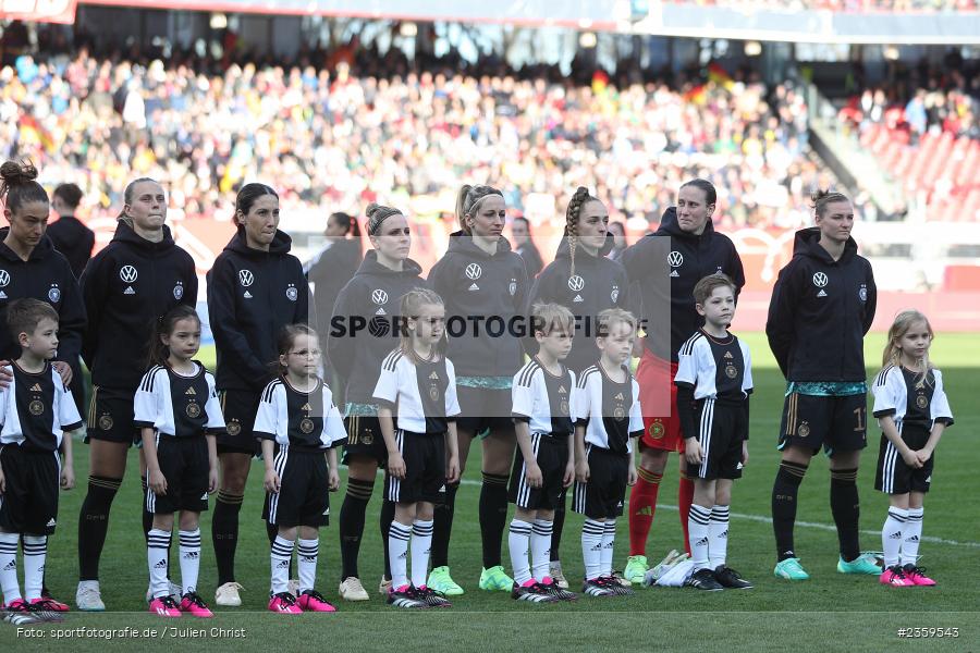 Max-Morlock-Stadion, Nürnberg, 12.04.2023, sport, action, Fussball, DFB, FIFA, UEFA, Freundschaftsspiel, BRA, GER, Frauen-Nationalmannschaft, Brasilien, Deutschland - Bild-ID: 2359543