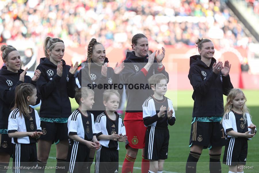 Max-Morlock-Stadion, Nürnberg, 12.04.2023, sport, action, Fussball, DFB, FIFA, UEFA, Freundschaftsspiel, BRA, GER, Frauen-Nationalmannschaft, Brasilien, Deutschland - Bild-ID: 2359547