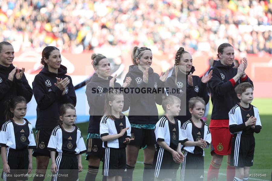 Max-Morlock-Stadion, Nürnberg, 12.04.2023, sport, action, Fussball, DFB, FIFA, UEFA, Freundschaftsspiel, BRA, GER, Frauen-Nationalmannschaft, Brasilien, Deutschland - Bild-ID: 2359548