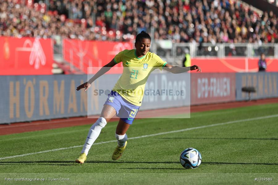Kerolin Ferraz, Max-Morlock-Stadion, Nürnberg, 12.04.2023, sport, action, Fussball, DFB, FIFA, UEFA, Freundschaftsspiel, BRA, GER, Frauen-Nationalmannschaft, Brasilien, Deutschland - Bild-ID: 2359580
