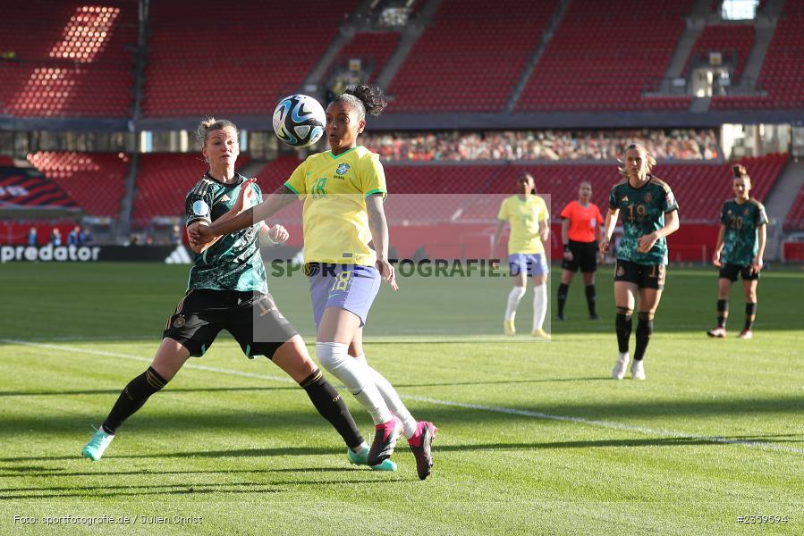 Alexandra Popp, Max-Morlock-Stadion, Nürnberg, 12.04.2023, sport, action, Fussball, DFB, FIFA, UEFA, Freundschaftsspiel, BRA, GER, Frauen-Nationalmannschaft, Brasilien, Deutschland - Bild-ID: 2359594
