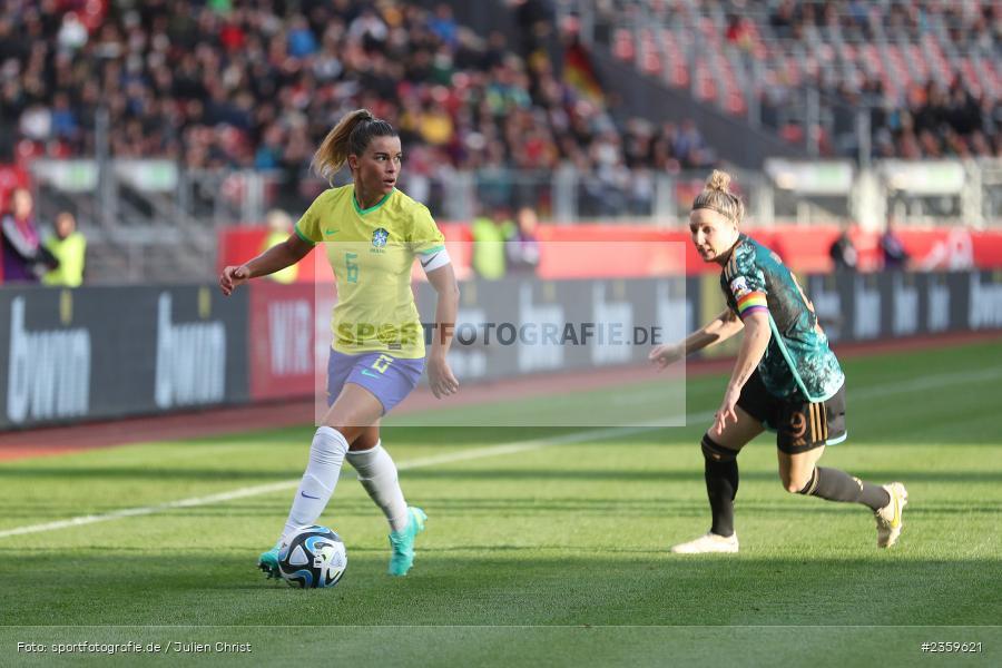 Tamires Britto, Max-Morlock-Stadion, Nürnberg, 12.04.2023, sport, action, Fussball, DFB, FIFA, UEFA, Freundschaftsspiel, BRA, GER, Frauen-Nationalmannschaft, Brasilien, Deutschland - Bild-ID: 2359621