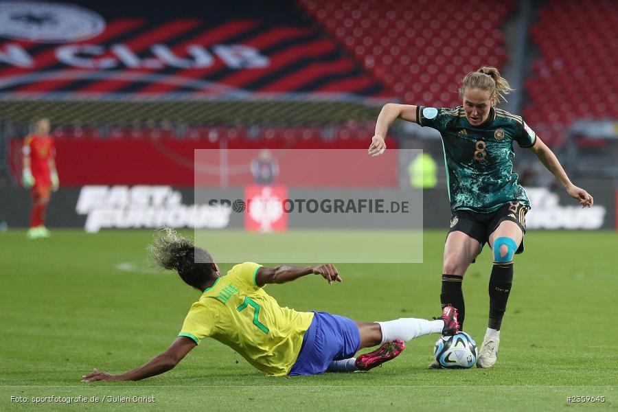 Sydney Lohmann, Max-Morlock-Stadion, Nürnberg, 12.04.2023, sport, action, Fussball, DFB, FIFA, UEFA, Freundschaftsspiel, BRA, GER, Frauen-Nationalmannschaft, Brasilien, Deutschland - Bild-ID: 2359645