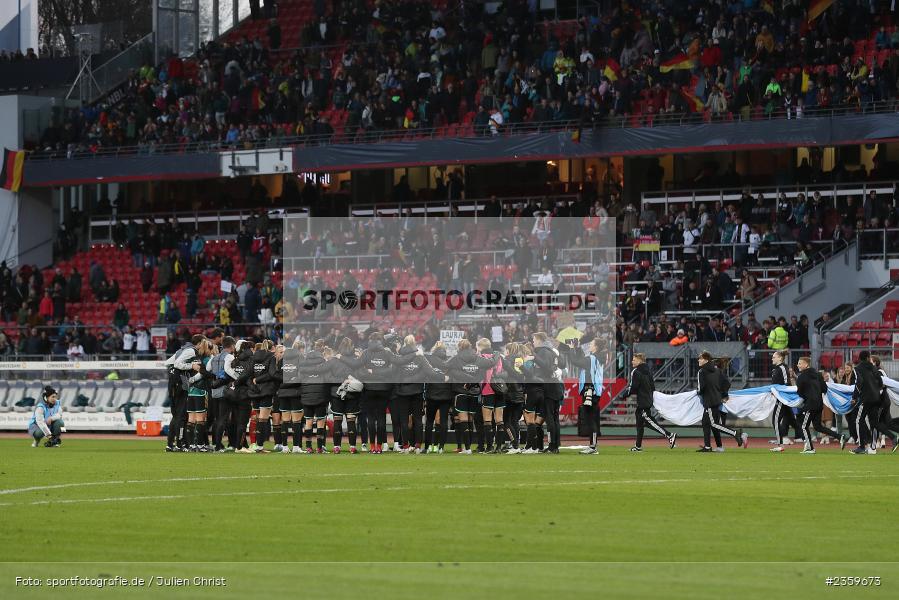Mannschaftskreis, Max-Morlock-Stadion, Nürnberg, 12.04.2023, sport, action, Fussball, DFB, FIFA, UEFA, Freundschaftsspiel, BRA, GER, Frauen-Nationalmannschaft, Brasilien, Deutschland - Bild-ID: 2359673