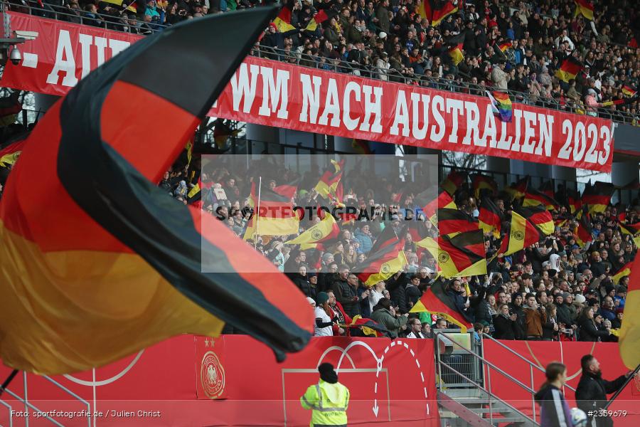 Max-Morlock-Stadion, Nürnberg, 12.04.2023, sport, action, Fussball, DFB, FIFA, UEFA, Freundschaftsspiel, BRA, GER, Frauen-Nationalmannschaft, Brasilien, Deutschland - Bild-ID: 2359679