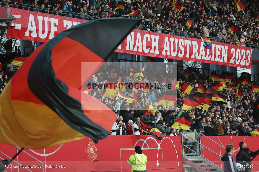 Max-Morlock-Stadion, Nürnberg, 12.04.2023, sport, action, Fussball, DFB, FIFA, UEFA, Freundschaftsspiel, BRA, GER, Frauen-Nationalmannschaft, Brasilien, Deutschland - Bild-ID: 2359680