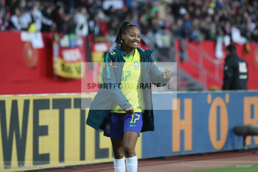 Ary Borges, Max-Morlock-Stadion, Nürnberg, 12.04.2023, sport, action, Fussball, DFB, FIFA, UEFA, Freundschaftsspiel, BRA, GER, Frauen-Nationalmannschaft, Brasilien, Deutschland - Bild-ID: 2359697