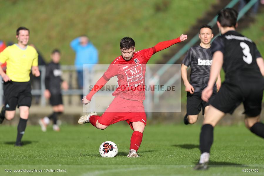Markus Mjalov, Kohlenberg-Arena, Fuchsstadt, 12.04.2023, sport, action, Fussball, BFV, 31. Spieltag, Landesliga Nordwest, TUS, FCF, TuS Frammersbach, FC Fuchsstadt - Bild-ID: 2359738