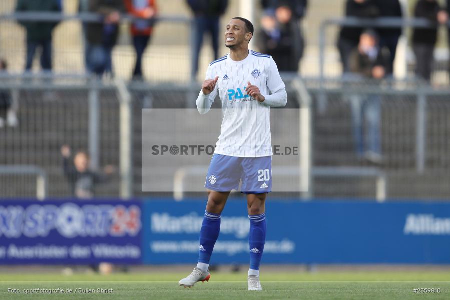 Felix Metzler, Stadion am Schönbusch, Aschaffenburg, 14.04.2023, sport, action, Fussball, BFV, 32. Spieltag, Regionalliga Bayern, ANS, SVA, SpVgg Ansbach, SV Viktoria Aschaffenburg - Bild-ID: 2359810