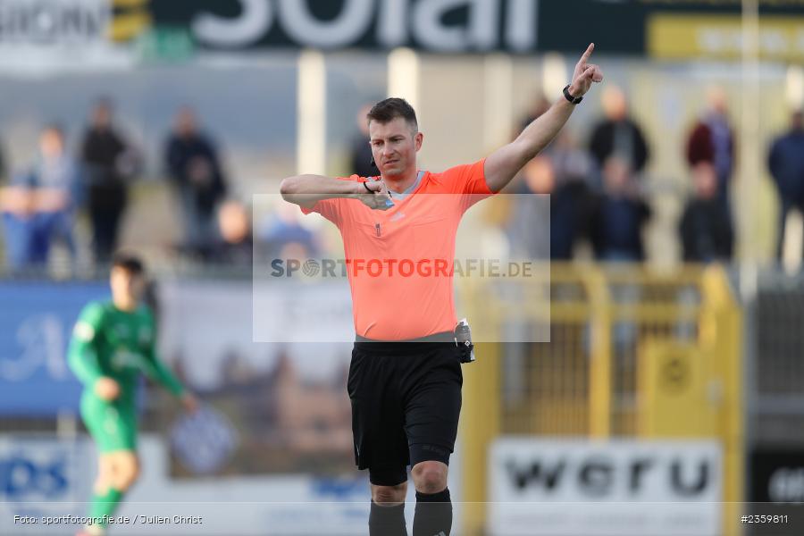 Andreas Hummel, Stadion am Schönbusch, Aschaffenburg, 14.04.2023, sport, action, Fussball, BFV, 32. Spieltag, Regionalliga Bayern, ANS, SVA, SpVgg Ansbach, SV Viktoria Aschaffenburg - Bild-ID: 2359811