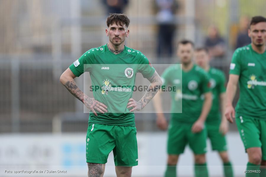 Michael Belzner, Stadion am Schönbusch, Aschaffenburg, 14.04.2023, sport, action, Fussball, BFV, 32. Spieltag, Regionalliga Bayern, ANS, SVA, SpVgg Ansbach, SV Viktoria Aschaffenburg - Bild-ID: 2359820