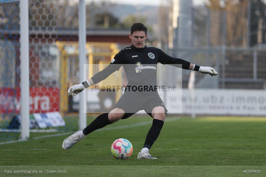 Sebastian Heid, Stadion am Schönbusch, Aschaffenburg, 14.04.2023, sport, action, Fussball, BFV, 32. Spieltag, Regionalliga Bayern, ANS, SVA, SpVgg Ansbach, SV Viktoria Aschaffenburg - Bild-ID: 2359825